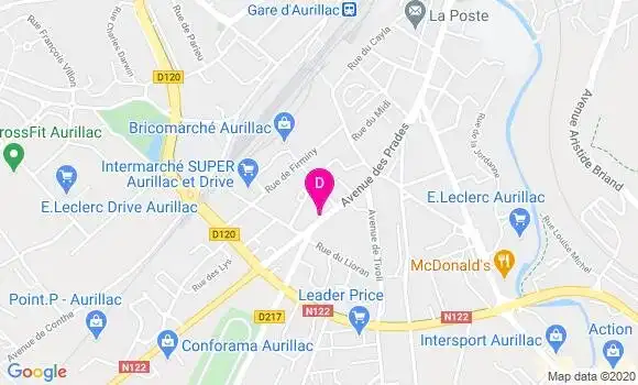 Localisation Audrey Cornet Vargas
