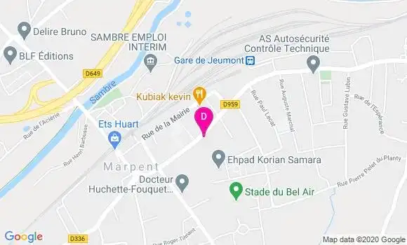 Localisation Jean Jacques Gendre