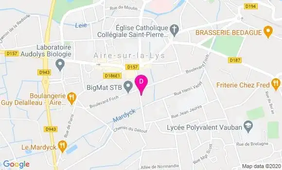 Localisation Annie Degrave Joly