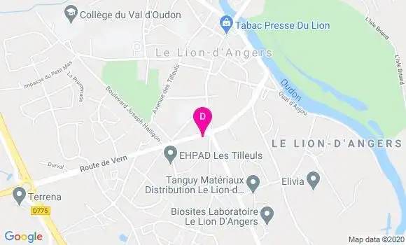 Localisation Pierrick Augereau