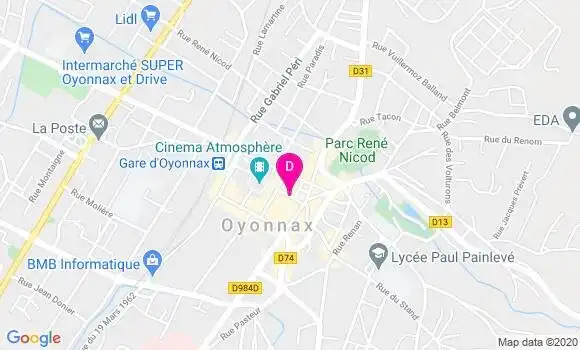 Localisation Loic Giraudier