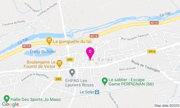 Localisation Michel Peri