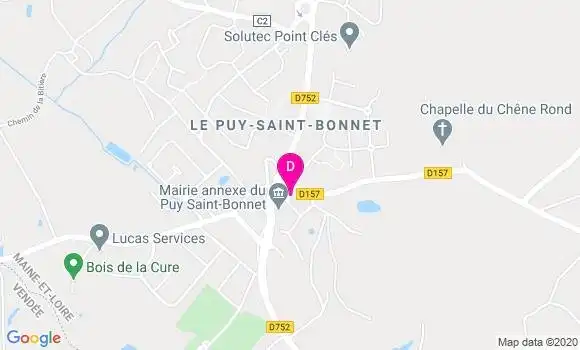 Localisation Sophie Gergaud Bureau