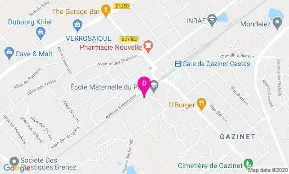 Localisation Estelle Carreyre