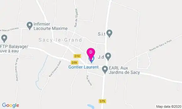 Localisation Emmanuelle Verlaet