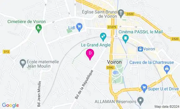 Localisation Edwige Venereau