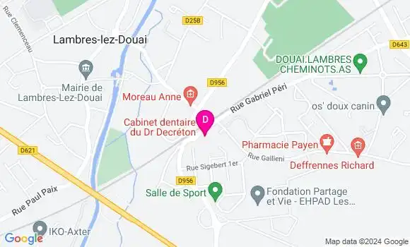 Localisation Margaux Decreton
