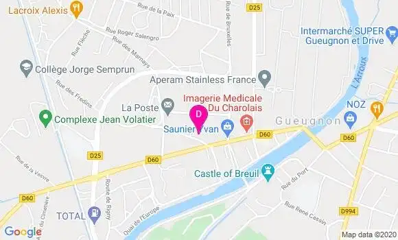 Localisation Christine Bernard Boudet