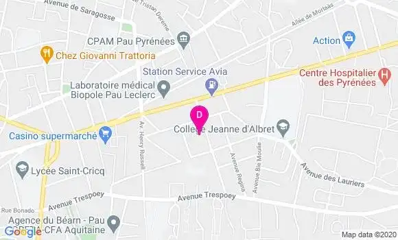 Localisation Allande Etcharry