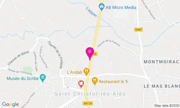 Localisation Clarielle Malhautier Hourcade