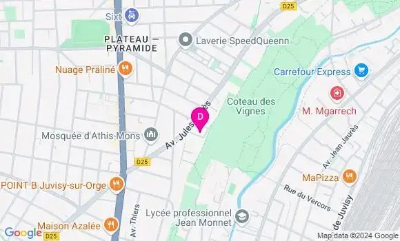 Localisation Evelyne Laumonnier