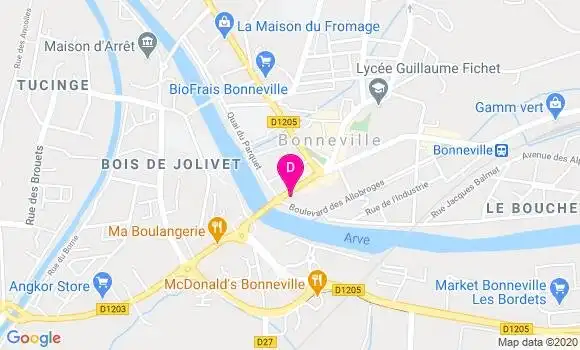 Localisation Daniel Grillere