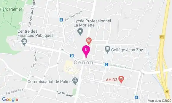 Localisation Pierre Cardot