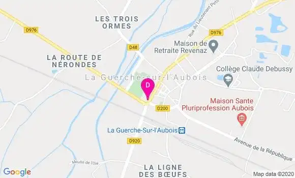 Localisation Bernard Naulet