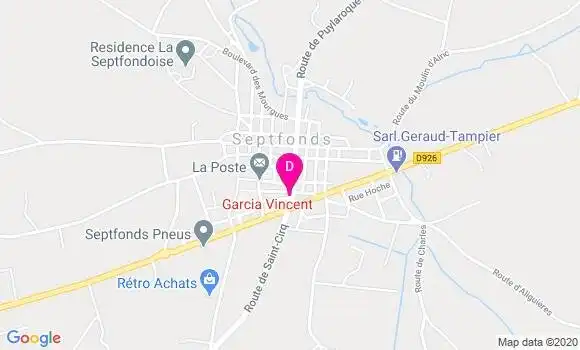 Localisation Vincent Garcia