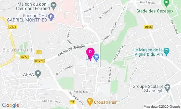 Localisation Sophie Cotinet