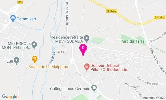 Localisation Caroline Tournamille
