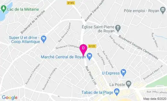 Localisation Caroline Haineaux