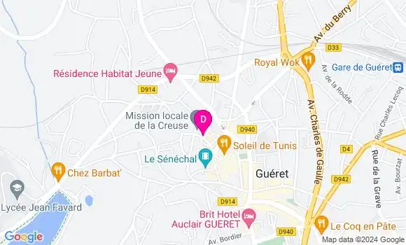Localisation George Cozma
