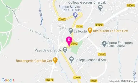 Localisation Gerald Pruvost