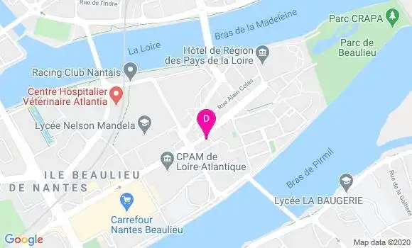 Localisation Carmen Point