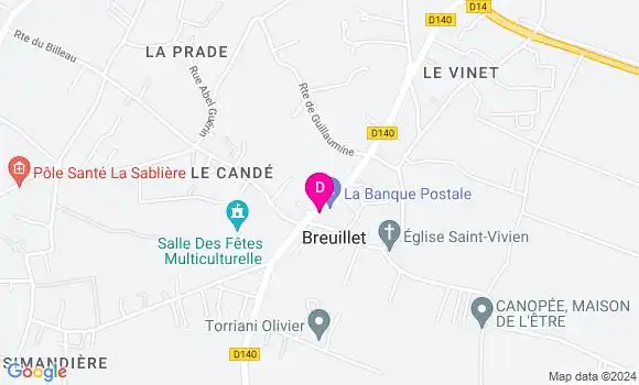 Localisation Laure Bartouilh de Taillac