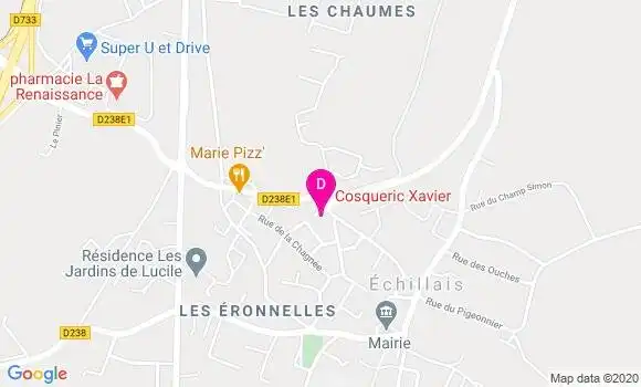 Localisation Xavier Cosqueric