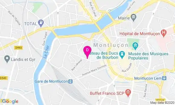 Localisation Camille Gayon