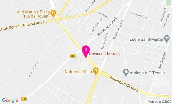 Localisation Thomas Devisse