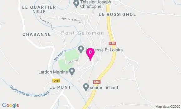 Localisation Jean Emmanuel Forest