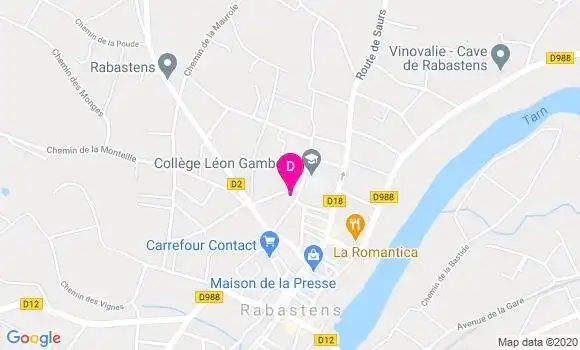 Localisation Stephane De Crozals