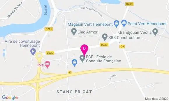 Localisation Amandine Lauga
