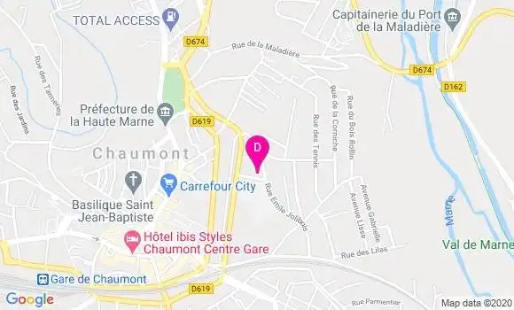 Localisation Anne Chantal Fromont Stchepinsky