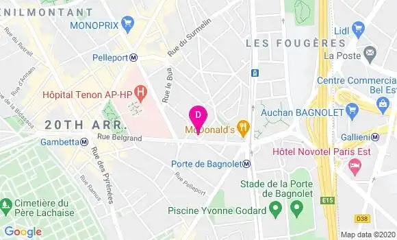 Localisation Elisabeth Meimoun