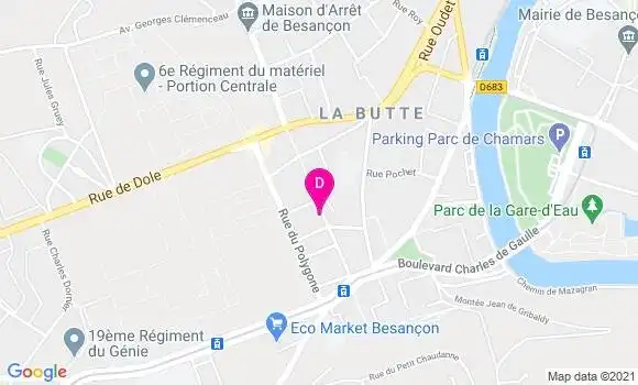 Localisation Isabelle Pallez