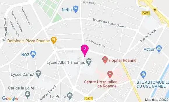 Localisation Claude Jouanen Gary