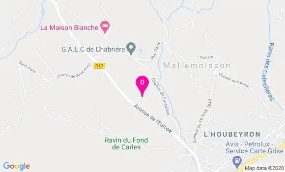 Localisation Anne Breard Coulet