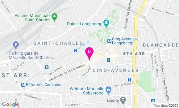 Localisation Nicole Boronad