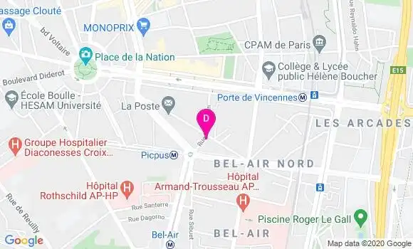 Localisation Linda Berdugo Trumer