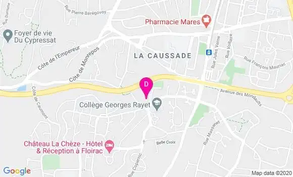 Localisation Flavie Laplace