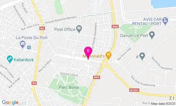 Localisation Maurice Parmantier