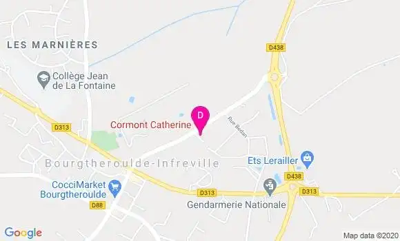 Localisation Catherine Cormont