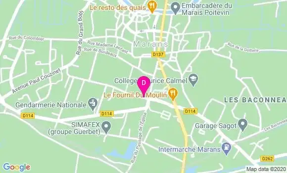 Localisation Delphine Durand Lafitte