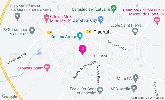 Localisation Jeanne Alice Simon