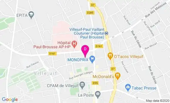 Localisation Naila Denden