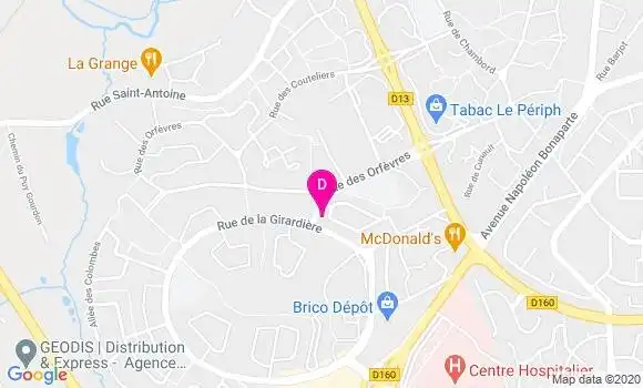 Localisation Lisiane Hervet