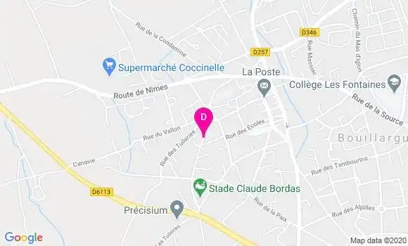 Localisation Isabelle Agot Fraisse