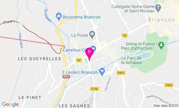 Localisation Sandrine Cordier