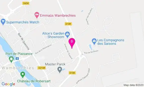 Localisation Caroline Charbonnier