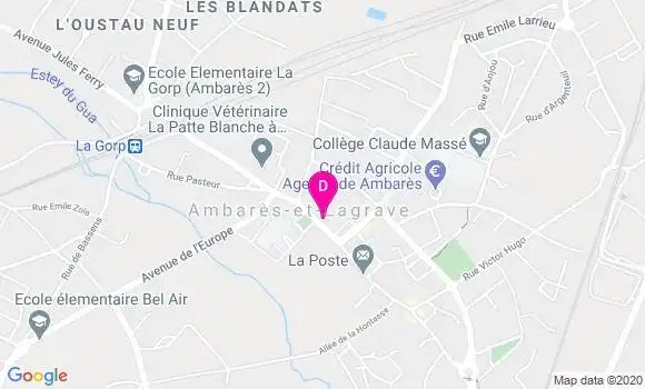 Localisation Anabel Lenier